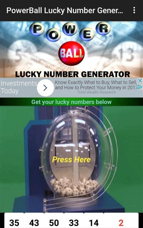 random powerball number generator|POWERBALL LUCKY NUMBERS .